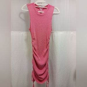 Garage ruched tank dress. PINK. NWT. **Small mark on shoulder.